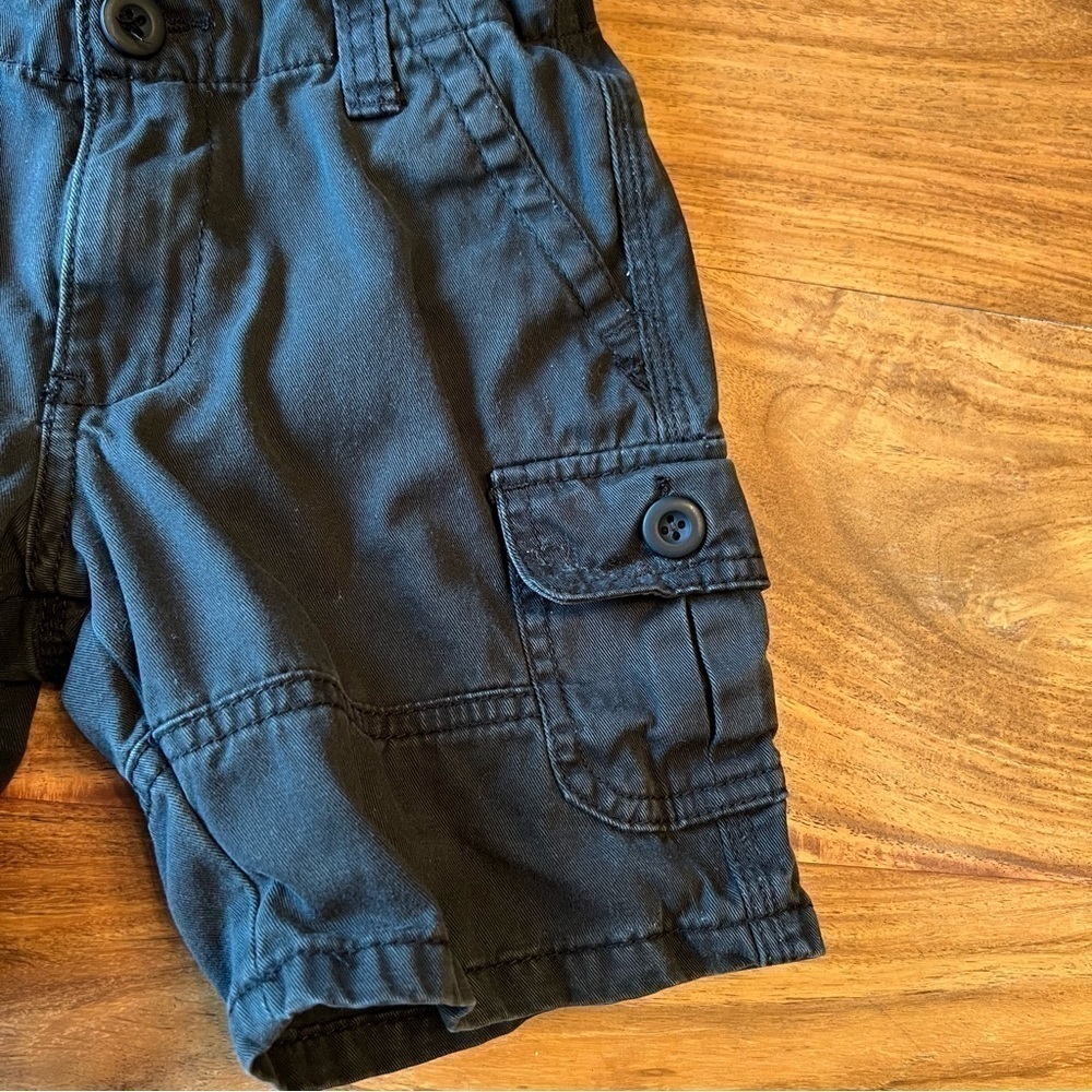 Buzz Cuts Black Cargo Shorts - Picture 2 of 5